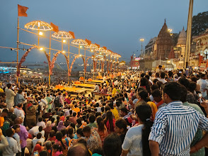 Ghats of Varanasi along the River Ganges